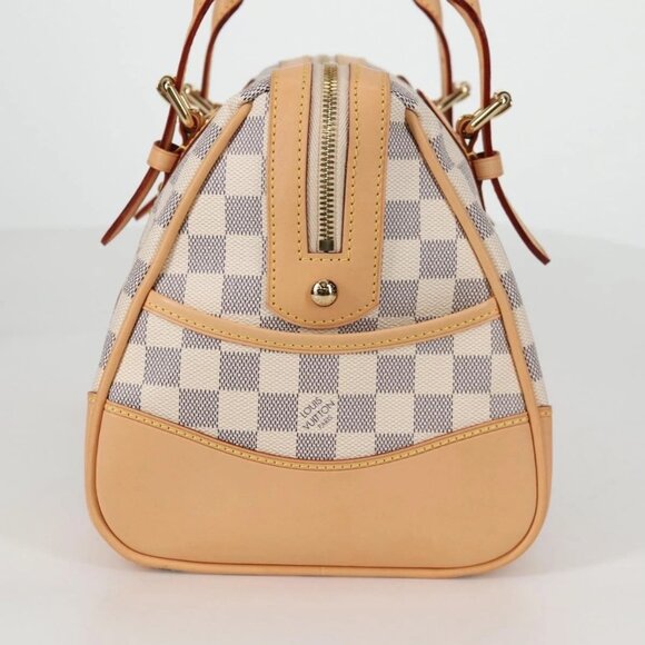 LOUIS VUITTON Damier Azur Berkeley Hand Bag N52001 LV Auth 135278M - Picture 6 of 16